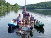 Plavidlo s boční sestavou